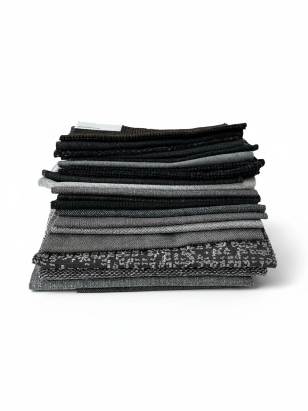 20 Designer Upholstery Fabric Remnants Black | Quilting Squares Craft Textile